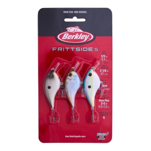 Berkley Frittside Fishing Hard Bait - color: Shad Assorted 3 Pack, size: 2 1/4in - 1/3 oz