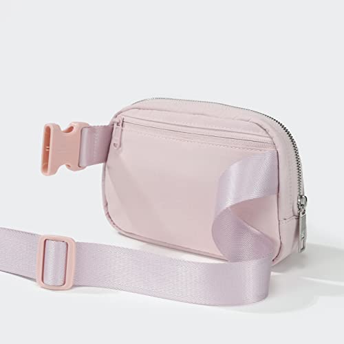 Pander Belt Bag with Adjustable Strap, Fashion Waist Packs, Crossbody Bags for Women (Pink). - color: Pink