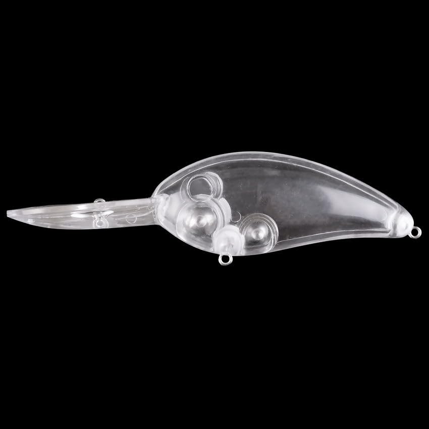 5pcs (4.9 in 0.85oz) Minnow Lure Blanks - Large Lip Deep Diving Crankbait Bodies, Unpainted Baits for Saltwater Fishing, Ideal for Lure Making Angler Gift