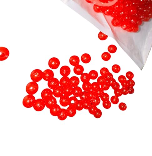 Fishing Beads for Catfish,Match with Fishing line,6mm,70/200/500 per Pack - color: red, size: 70pcs