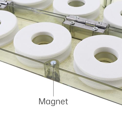 8pcs Fishing Foam Spools Foam Reels Fishing Wire Winder, Fishing Line Board Fishing Line Spools for Storage Organizer Accessories for Fishing Line