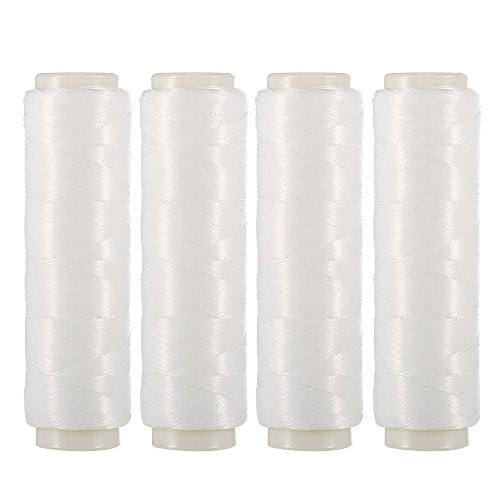 Lixada 4Pcs High Tensile Elastic Bait Thread Sea Fishing Line - size: 5