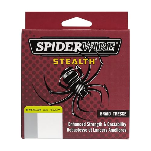 SpiderWire Stealth Braid Fishing Line - color: Hi-Vis Yellow, size: 200yd, style: 6lb Break Strength