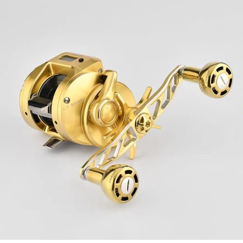 GOMEXUS Power Handle Compatible for Shimano SLX Curado Chronarch Metanium Baitcasting Reel Crank Rplacement Parts Saltwater Fishing