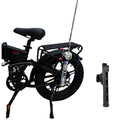 Bike Fishing Rod Holder, Fishing Rod Holder for Bike , E-Bike Fishing Rod Holder, Easy to Install for Bicycles, E-Bikes, Motorcycles, Boats and ATVS, Gray