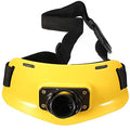 TIHOOD Fighting Rod Pole Holder Adjustable Waist Gimbal Belt Padded Fishing Waist Belt Professional Fishermen Gimbal Pad - color: Yellow