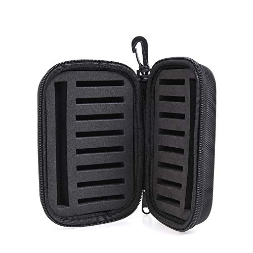 Toasis Fishing Lure Storage Wrap Bag Spinner Baits Wallet Case Black Color