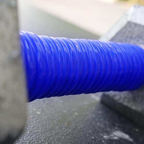 Silicone Rubber Grip Wrap for Tool Handles, Fitness and Sports Equipment - 1.7mm Thick - color: Blue