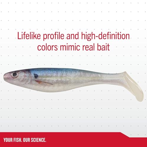 Berkley PowerBait The Champ Swimmer Fishing Soft Bait - color: HD Gizzard Shad, size: 3"