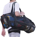 Bulex 37 Inch XXL Mesh Duffle Bag for Scuba Dive or Snorkel Gear, Extra Large Snorkeling Equipment Carry Bag, Ideal for Beach Pool Swimming Free Diving Kayak Spearfishing