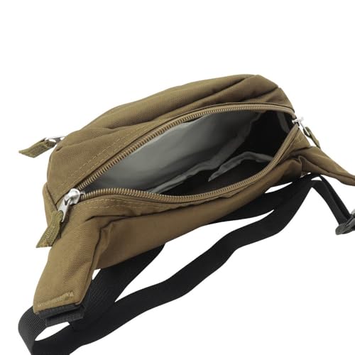 JanSport Fifth Avenue Fanny Pack Crossbody Bags for Women, Men - Stylish, Durable Waist Bag with Adjustable Belt, Main Zippered Pocket, Quick Stash Pocket - Travel Essentials - Black - color: Army Green