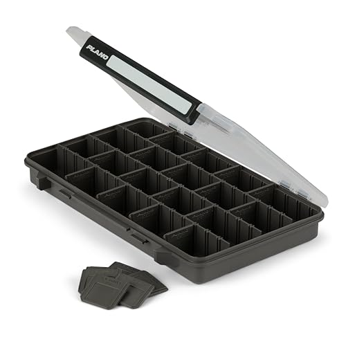 Plano StowAway 3700 Stow Tackle Box, 4 Pack, with Corrosion-Preventive Rustricor, Single Latch Design, Transparent DuraView Lid, Stackable Storage for Fishing Bait, Lures and Gear - size: 3700 4-Pack, style: New Model