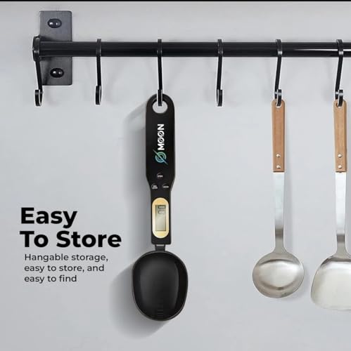 Digital Spoon Scale for Coffee & Baking, 500g/0.1g Measuring Spoon Scale with LCD Display, Gram Scale for Tea, Spices & Protein Powder, Batteries Included