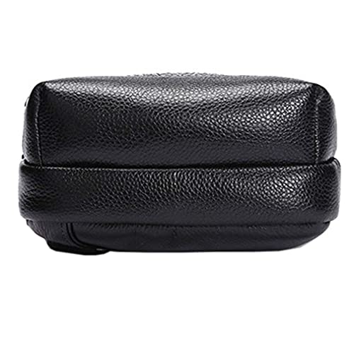 Hebetag Crocodile Genuine Leather Sling Chest Bag for Men&Women Travel Outdoor Hunting Hiking Camping Crossbody Shoulder Pack Pouch Backpack Daypack Black - color: #13black