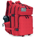 Lovelinks21 45L Tactical Assault Backpack 3 day assault pack with Molle Waterproof backpack Rucksack for Tactical Backpacks (Red) - color: Red