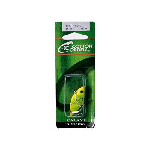 Cotton Cordell Gay Blade Spinner-Bait Fishing Lure - Great as a Casting Bait or Jigging Spoon - color: Chartreuse, size: 1 1/2"