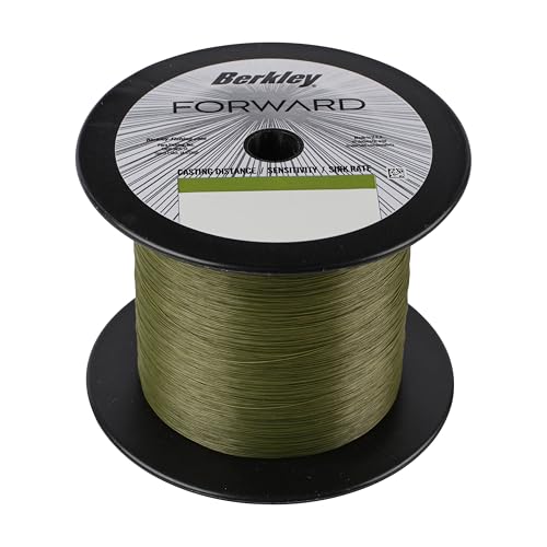 Berkley Forward Braid Fishing Line - color: Low-Vis Green, size: 10 lb - 1500 yd