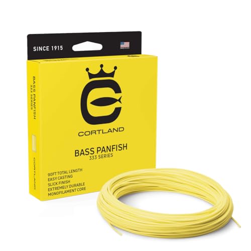 Cortland 333 Bass Panfish Fly Line, Yellow