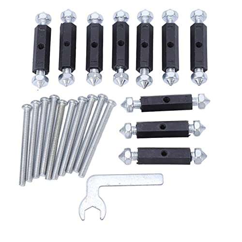 118 Type Electrical Box Repair Kit, Insulation Support Rod Cassette Repairer with Wrench, Quick Installation for Light Switch Socket, Prevent Loosening High Hardness