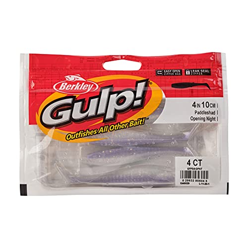 Berkley Gulp! Paddleshad Fishing Soft Bait - color: Opening Night, size: 4"