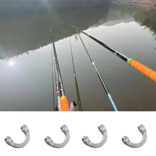 100 Pack Folded Fishing Spinner Clevises, Spinners Fishing Lure Making Accessories for Walleye Rig Alabama Rig