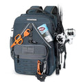 KastKing KarryAll KastMate Fishing Tackle Backpack,Water-Resistant Tackle Bag With 2 Rod Holders,Fishing Gear and Equipment With Large Gear Storage,Dark Gray - color: E: Dark Gray