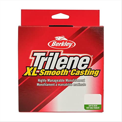 Berkley Trilene XL Monofilament Fishing Line - color: Low-Vis Green, size: 1000yd, style: 20lb Test