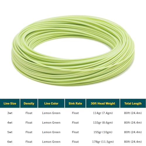 RIO Products Mainstream Trout DT Fly Line - Developed for the Average Fly Fishermen - Easy Casting and Smooth Design - Floating Freshwater Line - size: 3 Weight