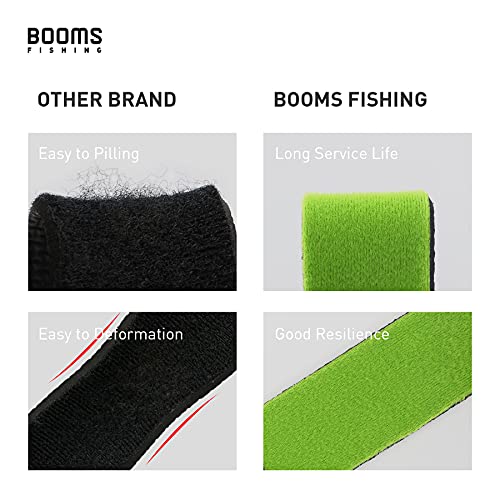 Booms Fishing RS3 Fishing Rod Wrap Pole Straps， Hook & Loop Fishing Rod Belts, Fishing Rod Ties for Casting Rods, Spinning Rods and Fly Rods - style: F: Multicolor_9.6"_12pack