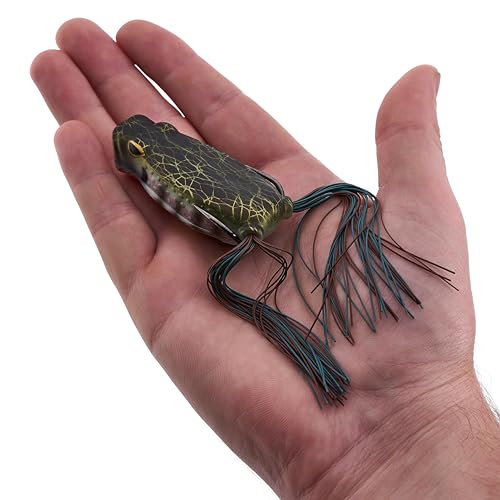 Berkley Swamp Lord Hollow Body Frog Fishing Bait - color: MF Bluegill, size: Popping
