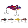 VIB Metal Lures Zinc Alloy Fishing Blade Spinner Bait with Treble Hooks Fishing Spoons Lures Pack of 5 - color: Blade Lures-A, size: 7g