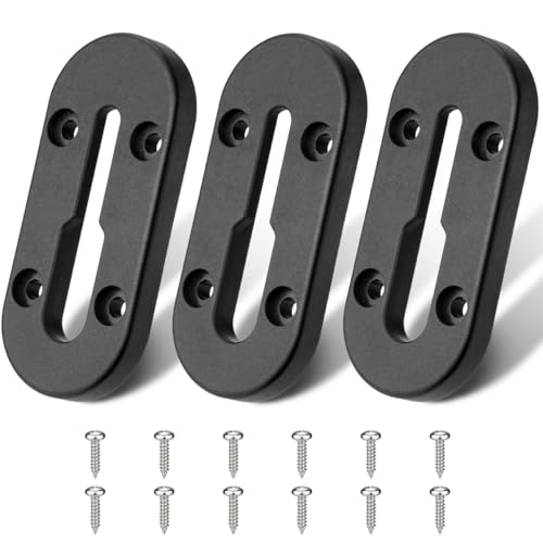 Mellbree Kayak Track,4Inch Kayak Rail Mount Kayak Low Profile Track for Fishing Rod Holder, Fish Finder, Cup Holder, Anchor Cleats - size: 4 inch - 3pcs