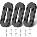 Mellbree Kayak Track,4Inch Kayak Rail Mount Kayak Low Profile Track for Fishing Rod Holder, Fish Finder, Cup Holder, Anchor Cleats - size: 4 inch - 3pcs