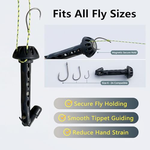 KEHOO 2PCS Fly Fishing Magnetic Fly Threader441
