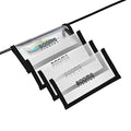 Booms Fishing LW1 Fishing Lure Wraps, Durable Clear PVC Lure Hook Covers, See Lures Easily, Saltwater Bait Protector, Fishing Hook Organizer Rod Hook Keeper, Available in Two Sizes, 2 Packs or 4 Packs