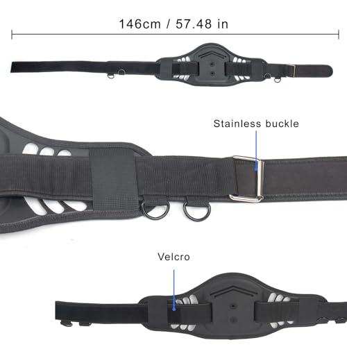 Camera Waist Belt + 90cm Selfie Stick for GoPro for Insta360 for DJI for Fusion Action Camera/Panorama Camera Outdoor Holder Waistband Hands Free Mount Bracket Strap - color: Camera Waist Belt + 90cm Selfie Stick