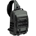 NICGID Tactical Sling Bag Pack Military Rover Shoulder Sling Backpack EDC Molle Assault Range Bag - color: Grey-808-1, size: 13.3 inch
