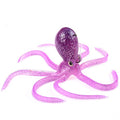 Artificial Octopus Swimbait, Skirt Tail Lure | 3.54/7.87/9.45in, jig head sinking trolling bait. Lingcod, bass, rockfish, saltwater. - color: Purple 9.45inch/8.47oz