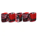 HERCHR Fishing Reel Grip, 5 pcs Non-Slip Rubber Universal Casting Spinning Fishing Rod Sleeve Baitcaster Knob Covers Fishing Reel Handle Grip - color: Red
