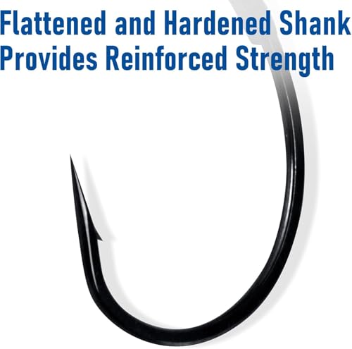 Dr.Fish 30 Pack Weedless Drop Shot Hooks Wide Gap Wacky Hook Bass Fishing Hook Freshwater for Neko Rig Punch Shot Flipping - size: #1/0-30 Pack