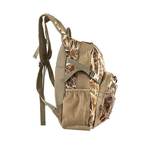 AUSCAMOTEK Camo Backpacks for Hunting Accessories Fishing Hiking Camping Camouflage Bag Small Day Pack for Men - color: Grass Camo