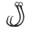 9KM DWLIFE Circle Hooks 4X 25Pcs Strong Corrosion-Resistant High-Carbon Steel Fishing Hooks with Ring for Catfish, Bass Saltwater Circle Hooks - size: 5/0#