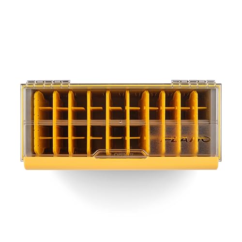 Plano EDGE Short Hang Box, Stores 40 Crankbaits, with Rust-Preventive Rustrictor, Dri-Loc Watertight Seal, WaterWick, DuraView Transparent Lid, Stackable Storage for Fishing Organization - style: Short Hang