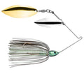 Strike King Tour Grade Spinnerbait Fishing Lure, Weight Forward Design, 3D Eyes, Hand-Tied Skirt - color: 731 - Green Glimmer, size: 3/8 oz
