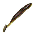 Charlie's Worms Artificial Fishing Bait, Super Big Dipper, Freshwater Saltwater Bass Fishing Lures Scented Soft Baits 5pk - color: Watermelon Red