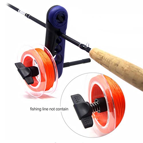 Mini Line Spooler, Portable Adjustable Fishing Line Spooler, Fishing Line Spooler Spinning Lines Winder Reel Spooling Device