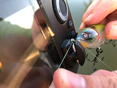 LINE CUTTERZ Rust-Free Patented Ceramic Blade Mountable Quick Fishing Line Cutter - color: Blaze Orange