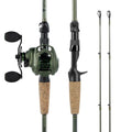 KastKing Spartacus II Twin-Tip Fishing Rod and Reel Combo, Spinning & Casting Combo, Fishing Poles and Reels Combo, KastFlex IM6 Graphite Blanks, 2-Piece Rods with Extra Tip - style: Cast-6'8'' Mh- Left Handed (2 Pcs+ Extra Tip)