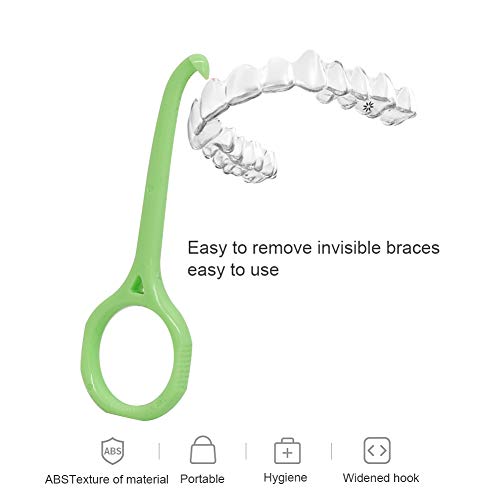 5 Pcs Clear Aligner Removal Tool for Invisalign Braces,Aligner Remove Hook for Retainers,Aligners Trays,Oral Care Accessory, Personal Orthodontic Supplies - color: Multi-colored