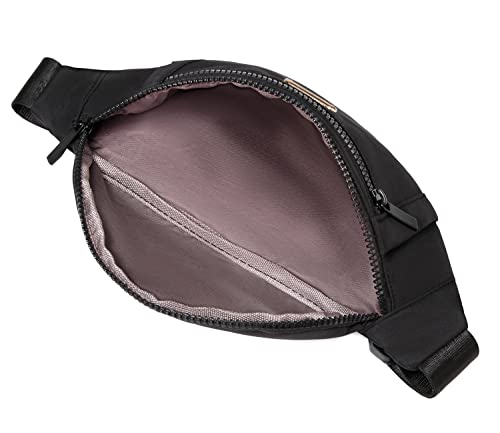 Fanny Packs for Men Women, Fashion Waterproof Waist Packs for Travel Walking Running Cycling Black - color: fashion black